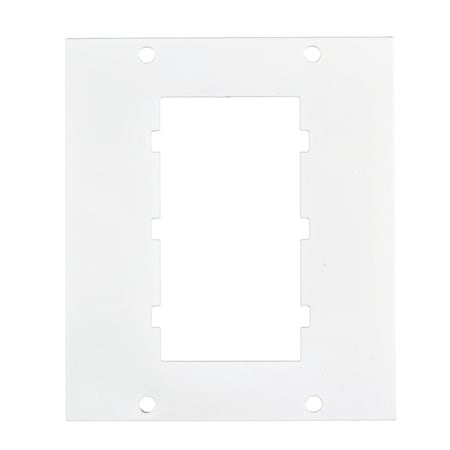 Hubbell Wiring Device-Kellems Sub-Plate, Floor Box Type, 2 Gang, Steel S1R8CSPL